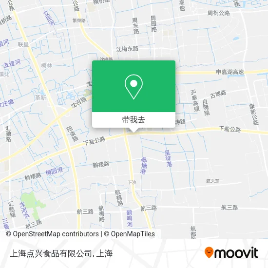 上海点兴食品有限公司地图