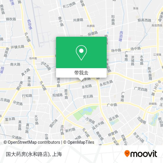 国大药房(永和路店)地图