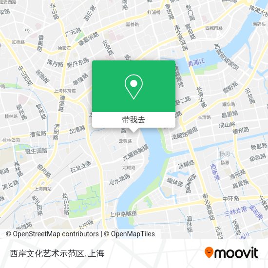西岸文化艺术示范区地图