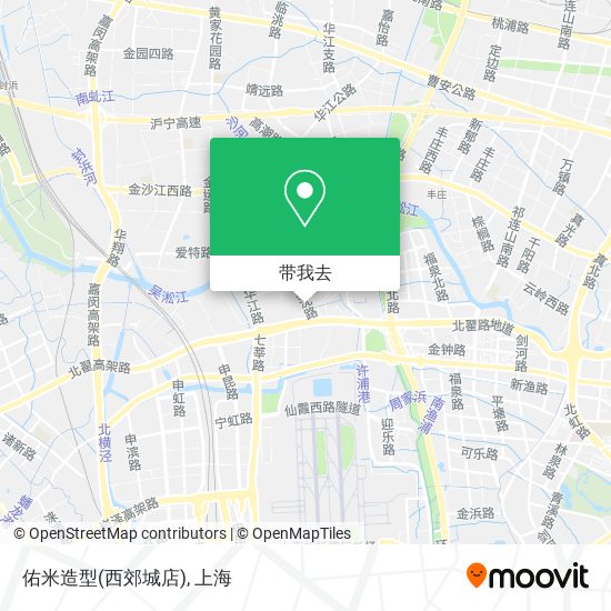 佑米造型(西郊城店)地图