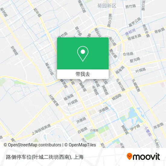 路侧停车位(叶城二街坊西南)地图