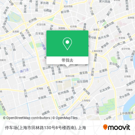 停车场(上海市田林路130号8号楼西南)地图