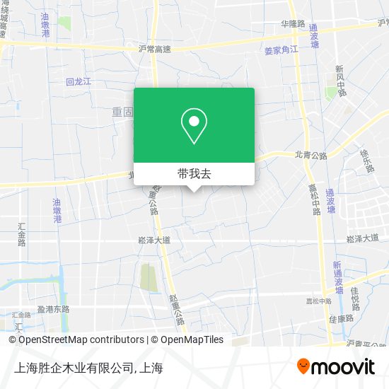 上海胜企木业有限公司地图