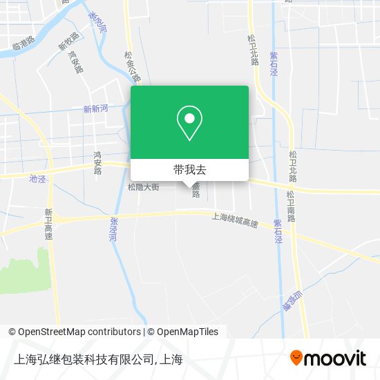 上海弘继包装科技有限公司地图