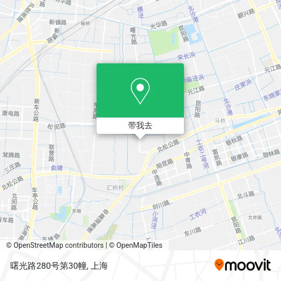 曙光路280号第30幢地图