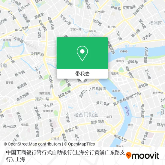 中国工商银行附行式自助银行(上海分行黄浦广东路支行)地图