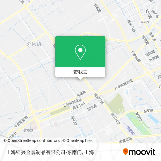 上海延兴金属制品有限公司-东南门地图