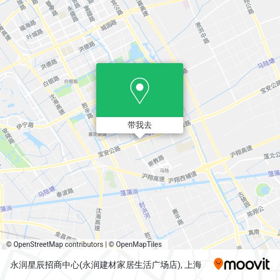 永润星辰招商中心(永润建材家居生活广场店)地图