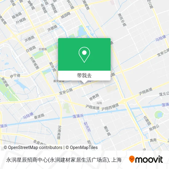 永润星辰招商中心(永润建材家居生活广场店)地图