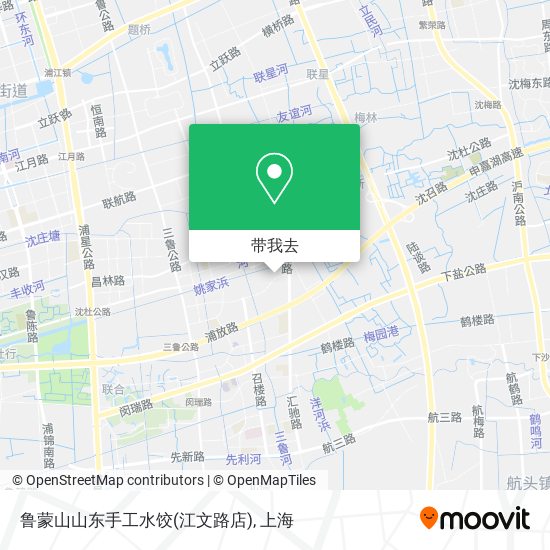 鲁蒙山山东手工水饺(江文路店)地图