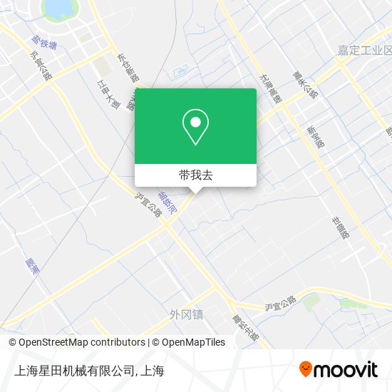上海星田机械有限公司地图
