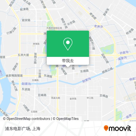 浦东电影广场地图