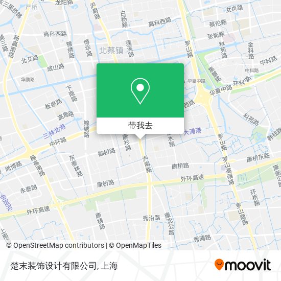 楚末装饰设计有限公司地图