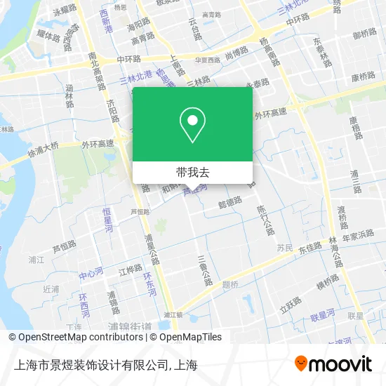 上海市景煜装饰设计有限公司地图