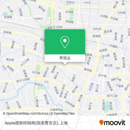 Apple授权经销商(国美曹安店)地图