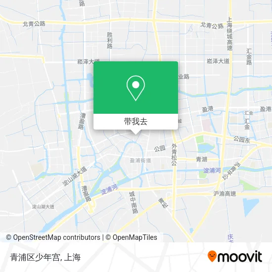 青浦区少年宫地图