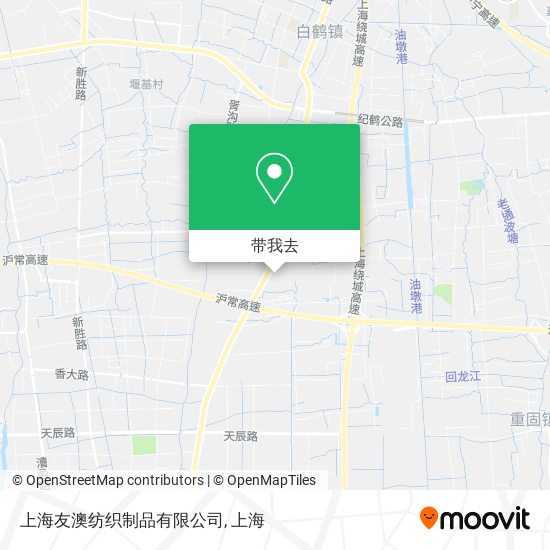 上海友澳纺织制品有限公司地图