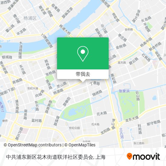 中共浦东新区花木街道联洋社区委员会地图