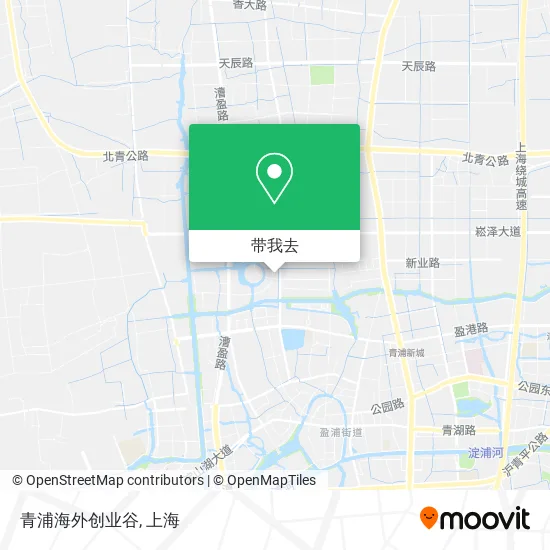 青浦海外创业谷地图
