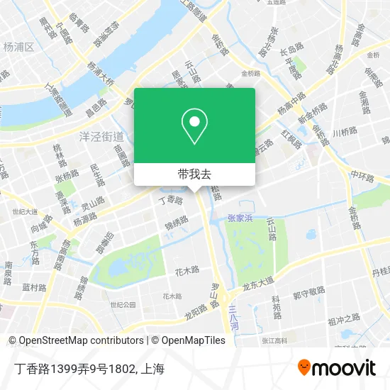 丁香路1399弄9号1802地图