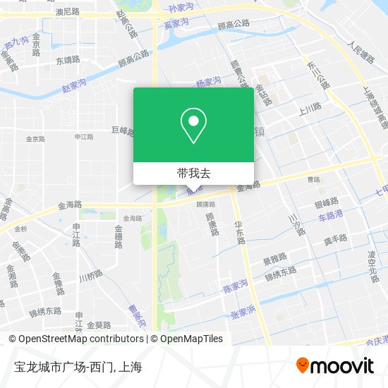 宝龙城市广场-西门地图