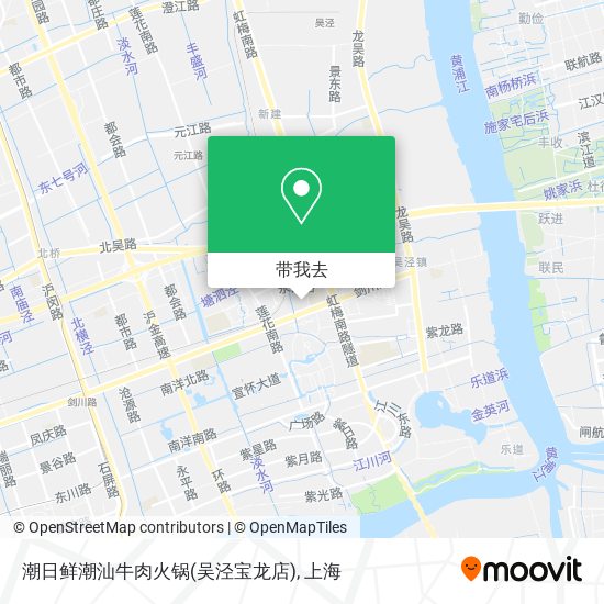 潮日鲜潮汕牛肉火锅(吴泾宝龙店)地图