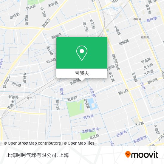 上海呵呵气球有限公司地图