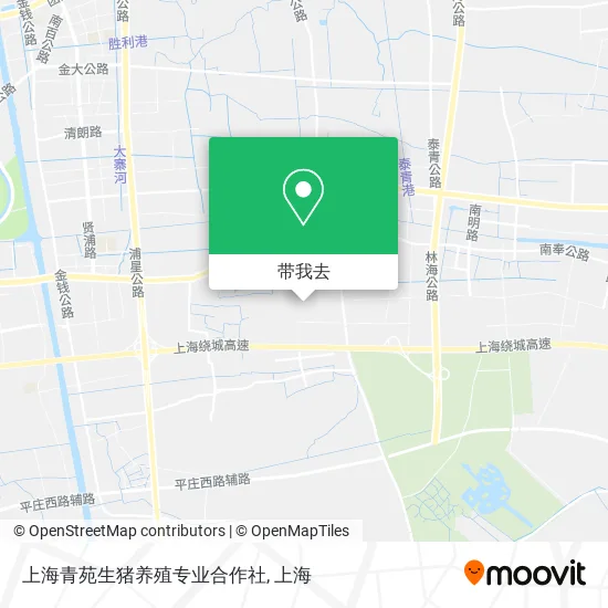 上海青苑生猪养殖专业合作社地图