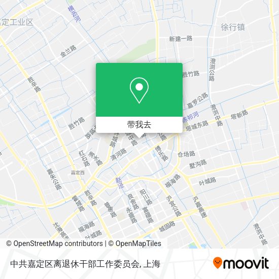 中共嘉定区离退休干部工作委员会地图