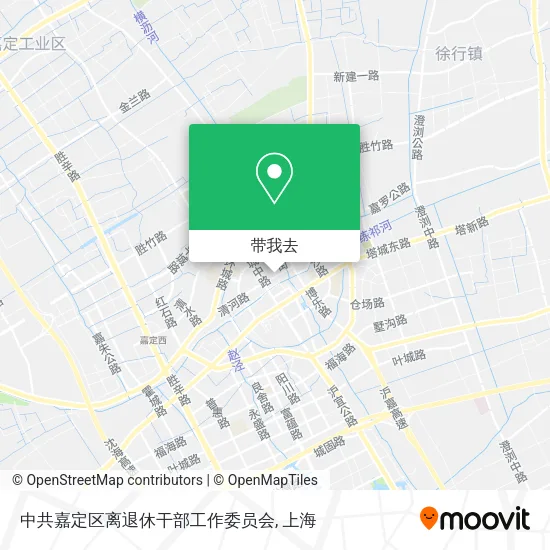 中共嘉定区离退休干部工作委员会地图