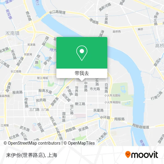 来伊份(世界路店)地图