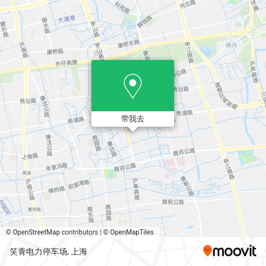 笑青电力停车场地图