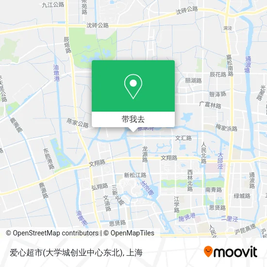 爱心超市(大学城创业中心东北)地图