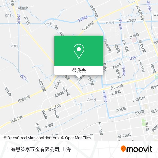 上海思答泰五金有限公司地图