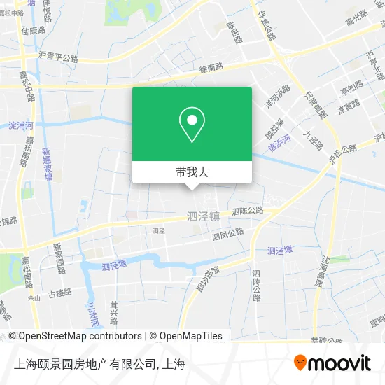 上海颐景园房地产有限公司地图