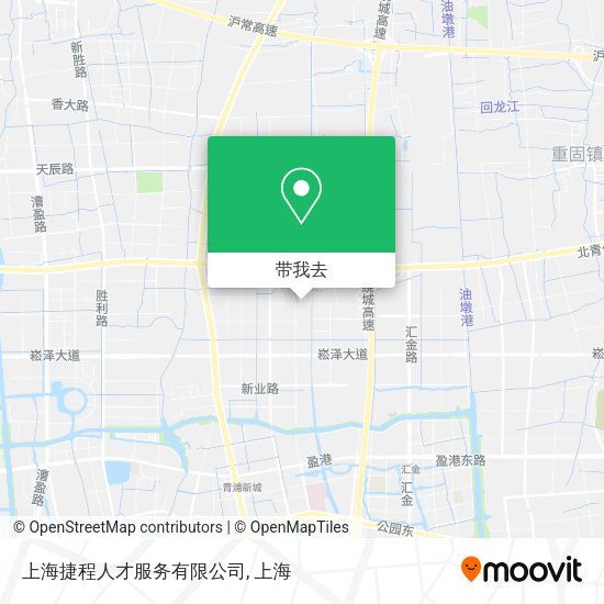 上海捷程人才服务有限公司地图