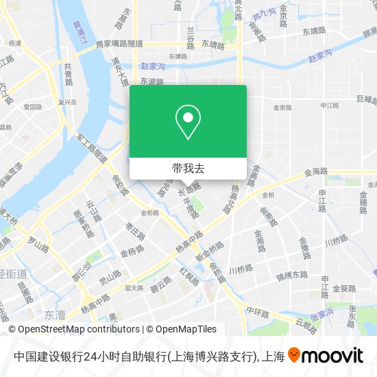 中国建设银行24小时自助银行(上海博兴路支行)地图
