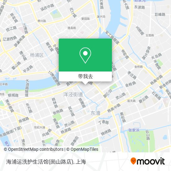 海浦运洗护生活馆(崮山路店)地图