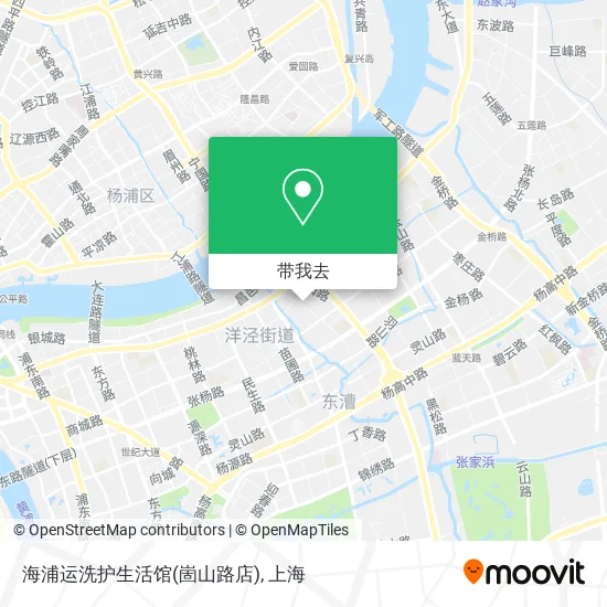 海浦运洗护生活馆(崮山路店)地图