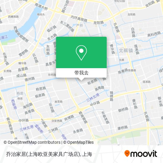乔治家居(上海欧亚美家具广场店)地图