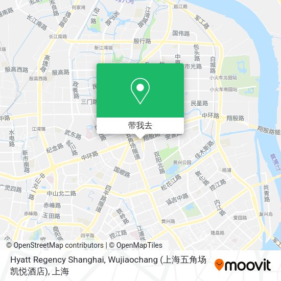 Hyatt Regency Shanghai, Wujiaochang (上海五角场凯悦酒店)地图