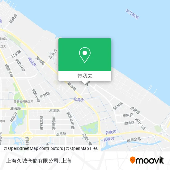 上海久城仓储有限公司地图