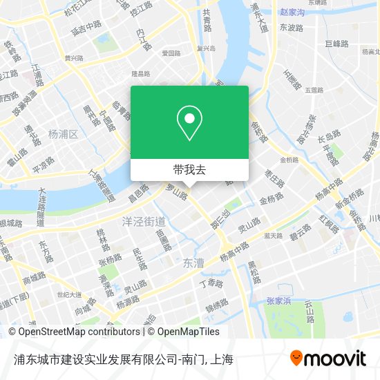 浦东城市建设实业发展有限公司-南门地图
