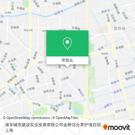 浦东城市建设实业发展有限公司金桥综合养护项目部地图