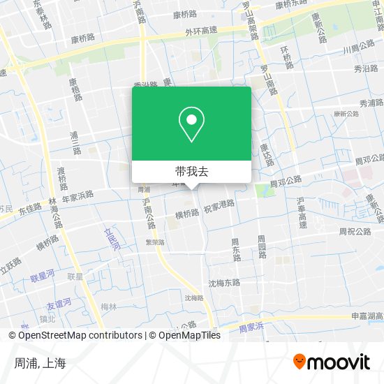 周浦地图