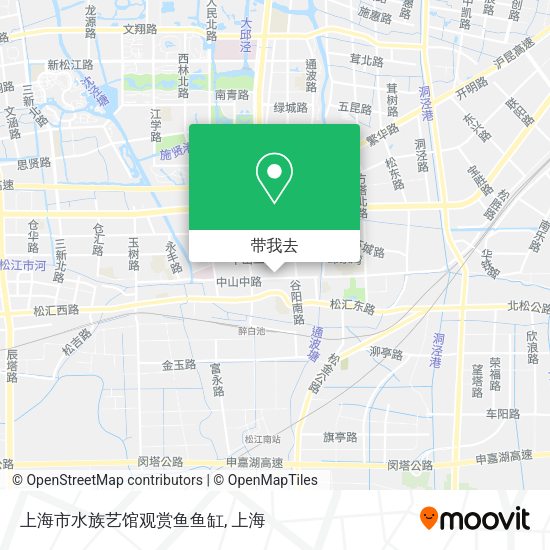 上海市水族艺馆观赏鱼鱼缸地图