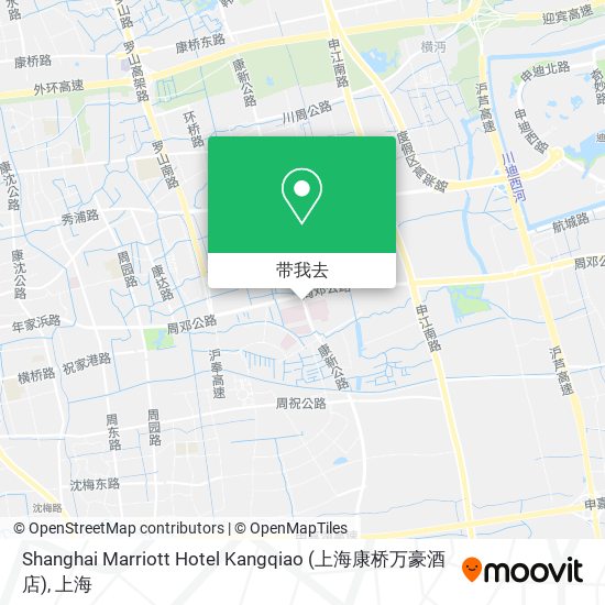 Shanghai Marriott Hotel Kangqiao (上海康桥万豪酒店)地图