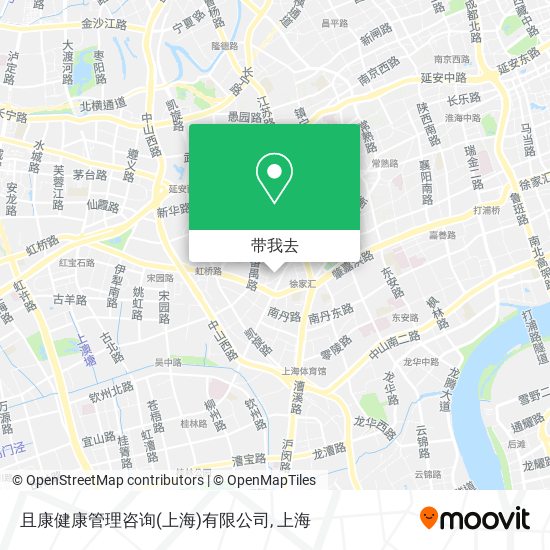 且康健康管理咨询(上海)有限公司地图