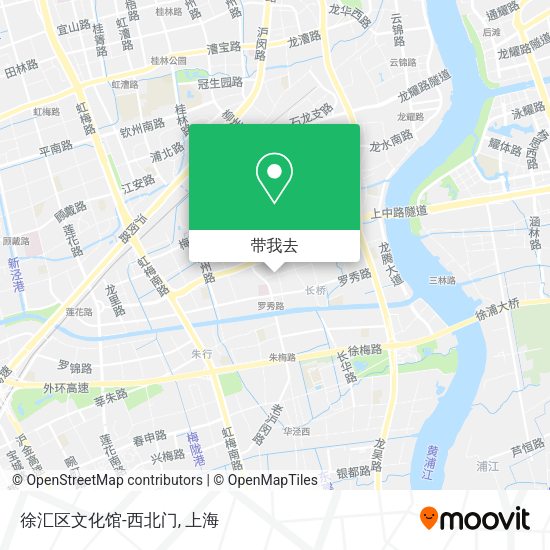 徐汇区文化馆-西北门地图
