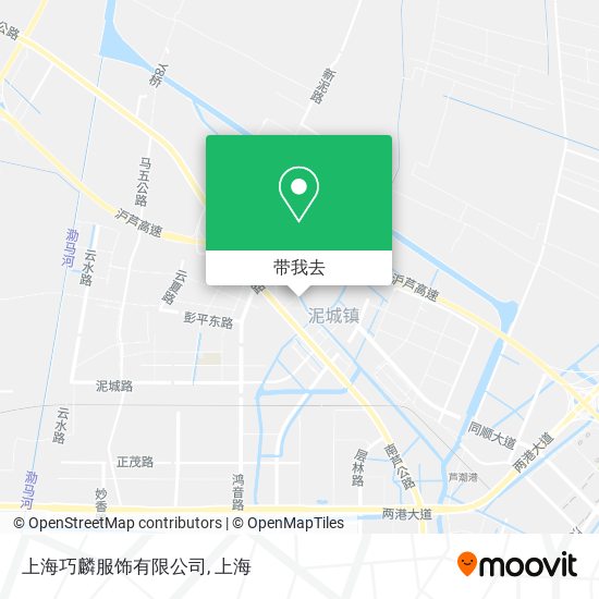 上海巧麟服饰有限公司地图